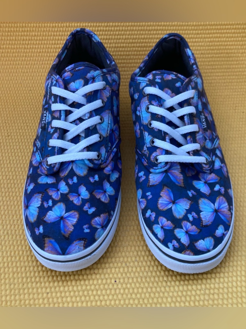 Vans butterfly sneakers size 7.5 Purple/ Blue - Picture 2 of 8